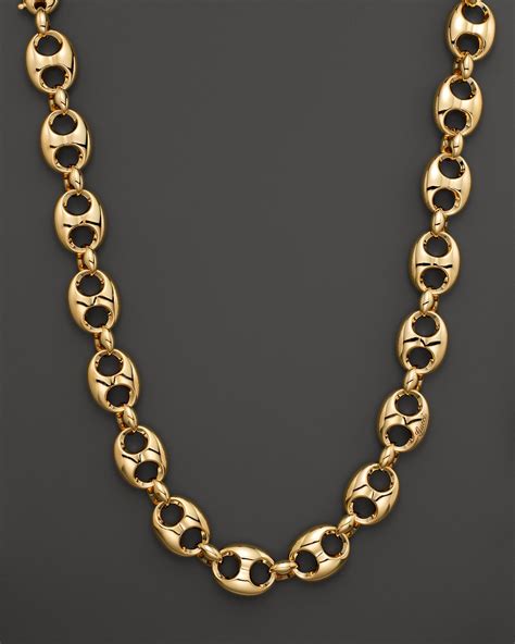 gucci chain necklace gold|Gucci gold necklaces for women.